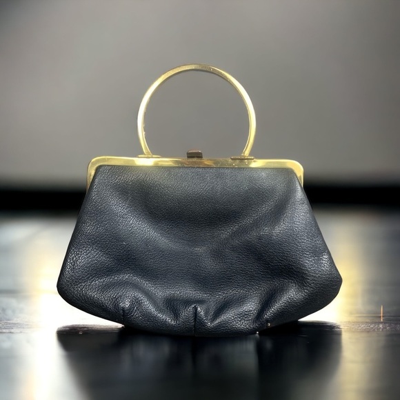 Comtesse Vintage Leather Made In Germany Small Handbag Purse Clutch. - Picture 1 of 12